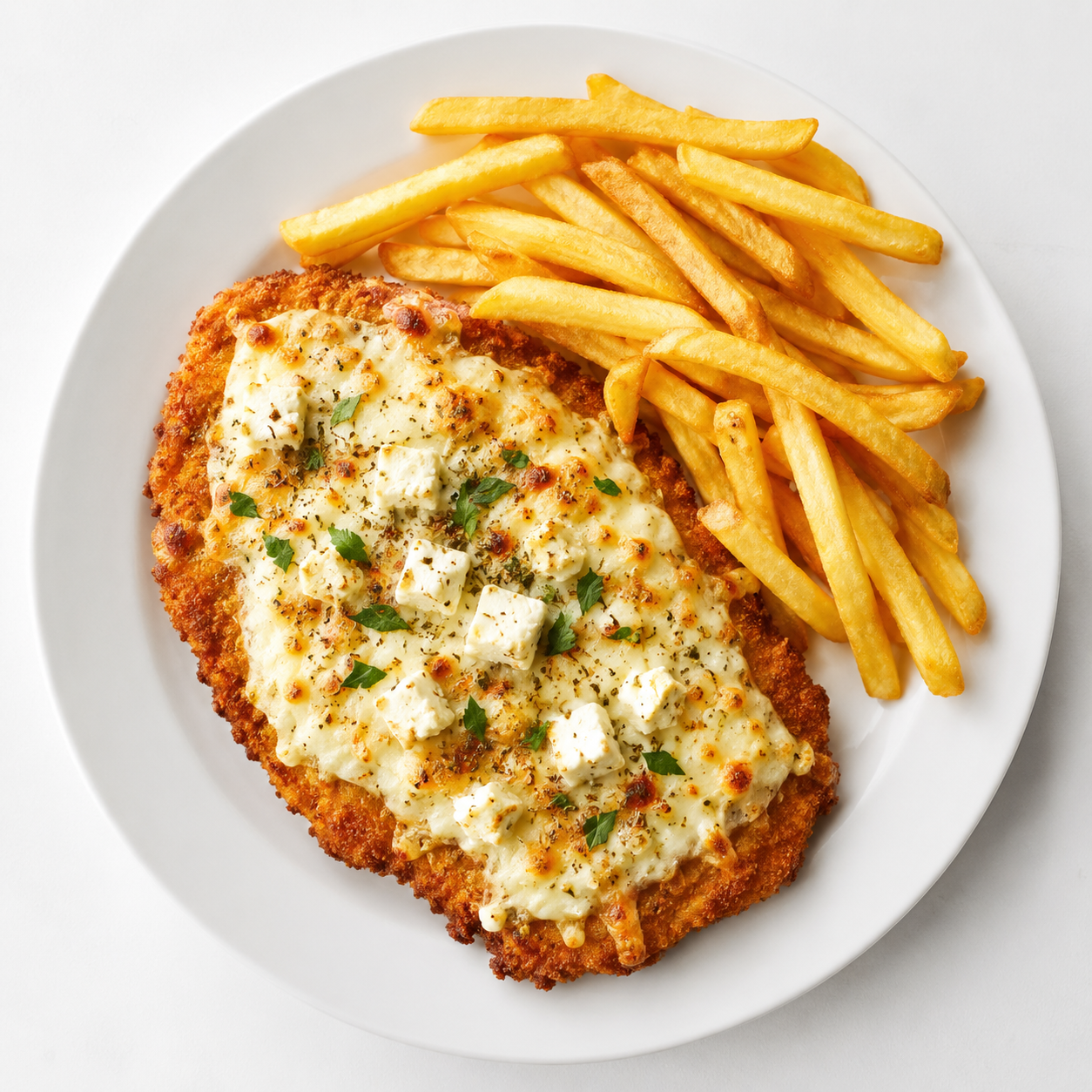 Schnitzel Schafskäse