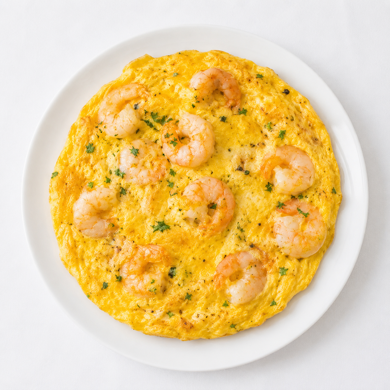 Omelette Scampi