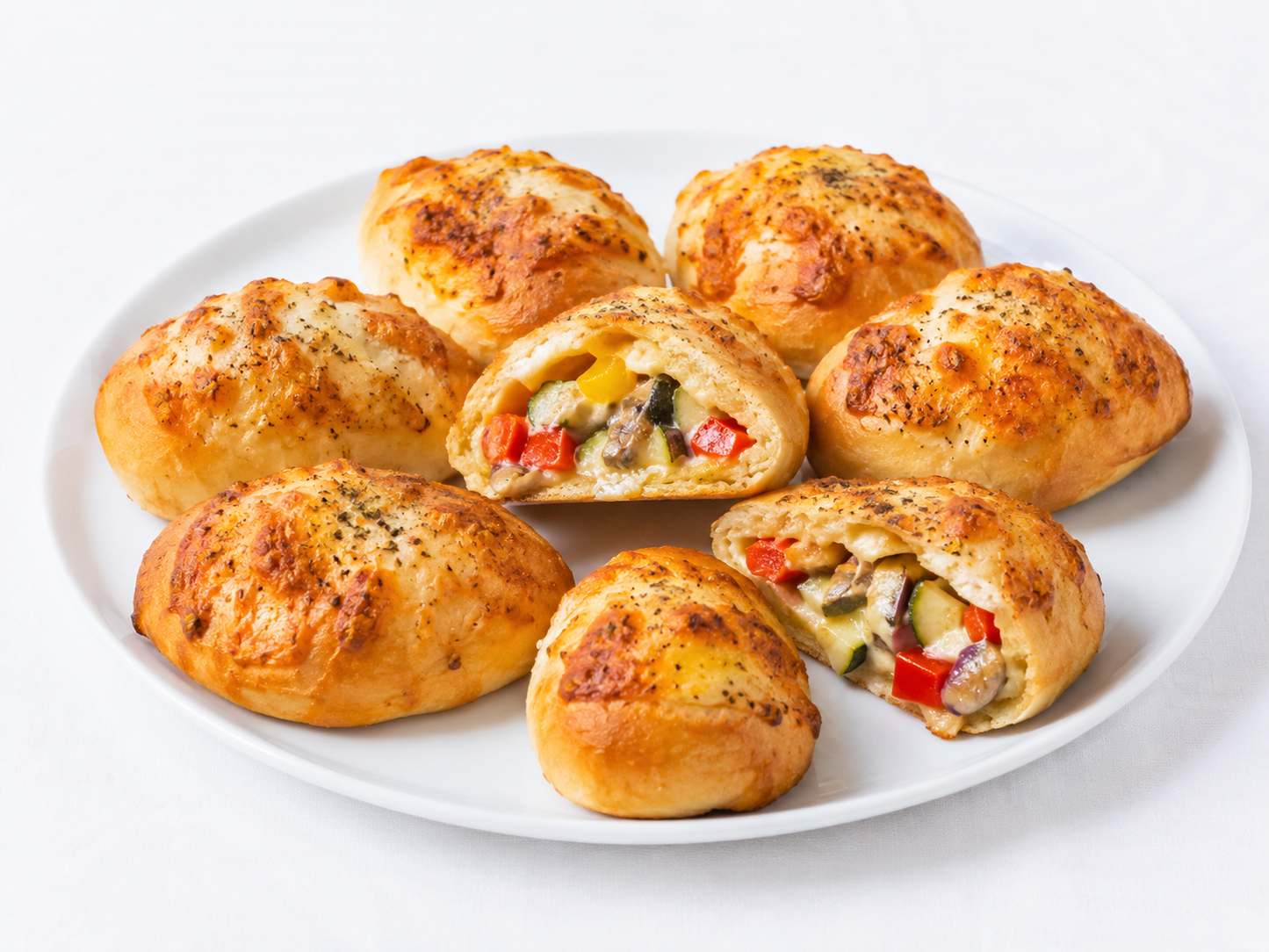 Pizzabrötchen Gemüse