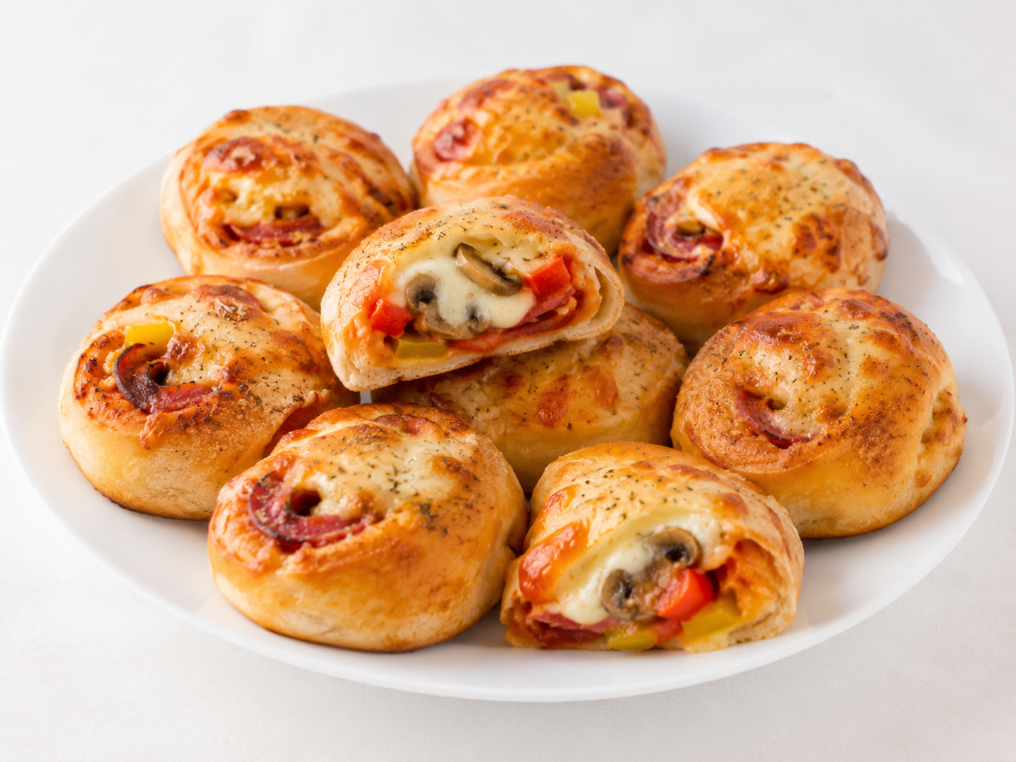 Pizzabrötchen mit 3 Wunschzutaten