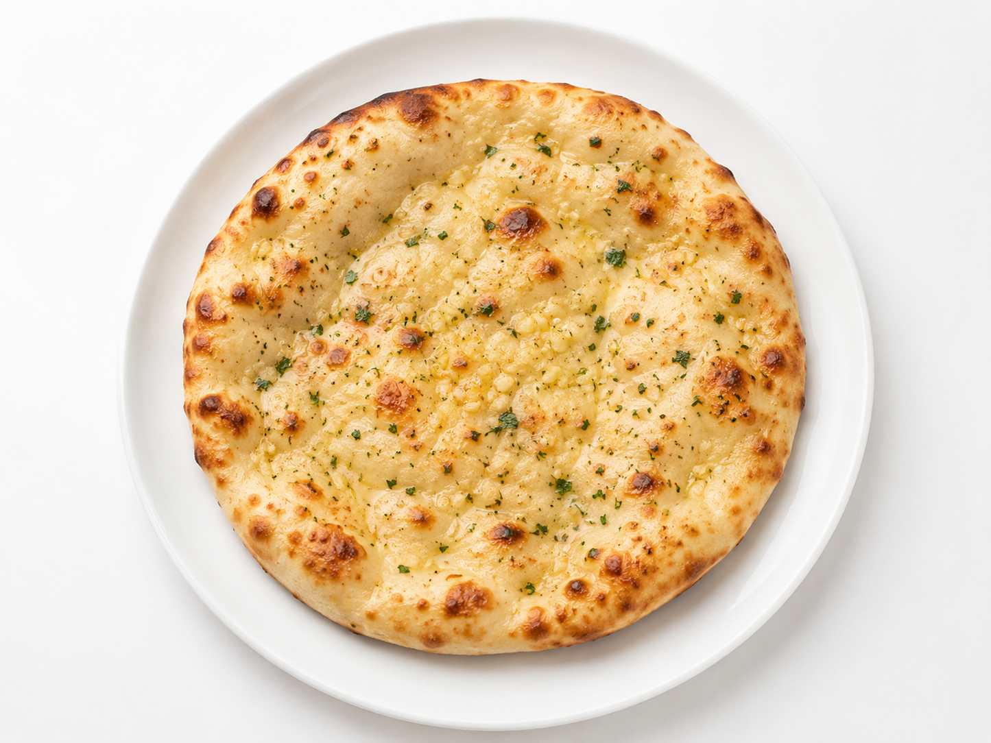 Knoblauch Naan Brot