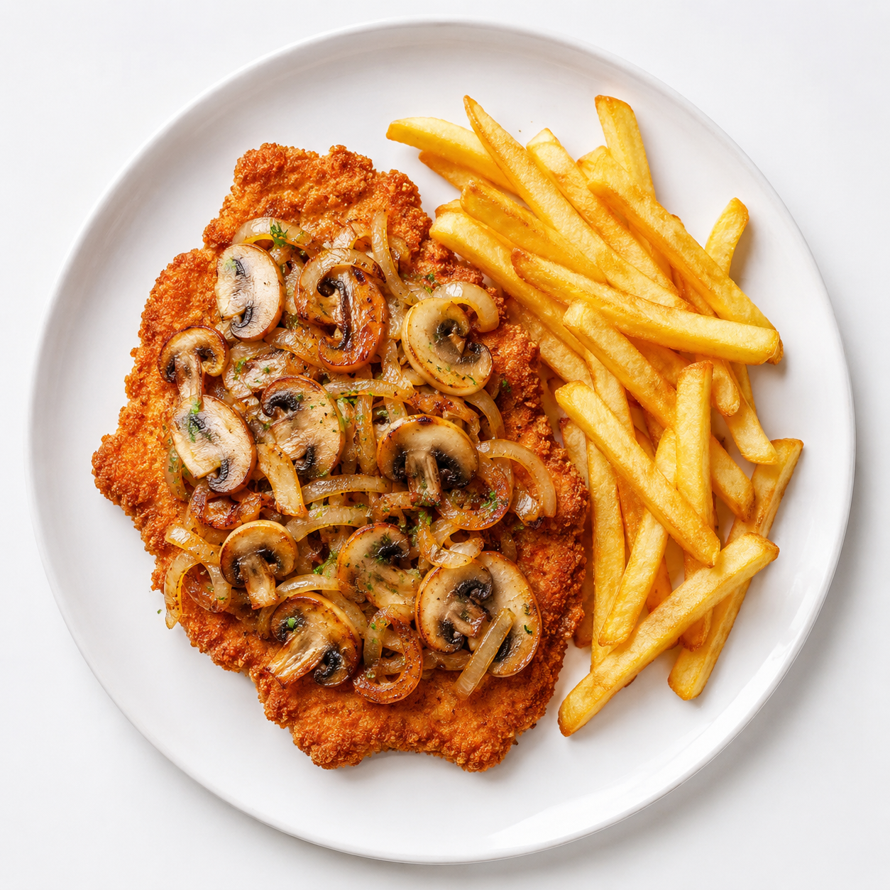 Schnitzel Zwiebel