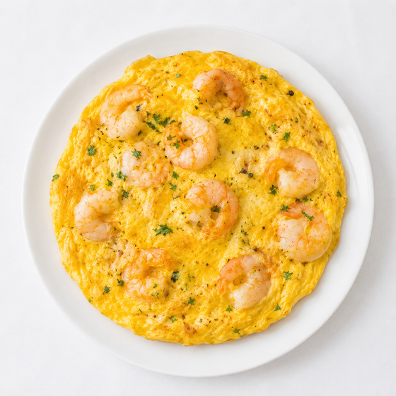 Omelette Scampi