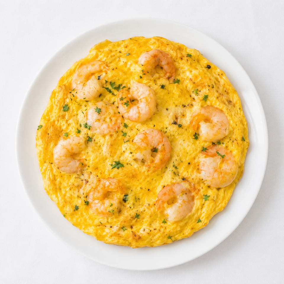 Omelette Scampi