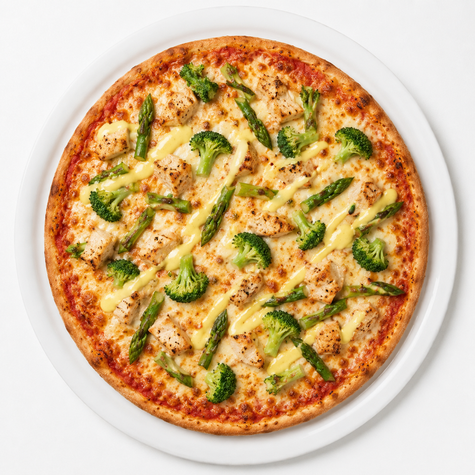 Pizza Spargel