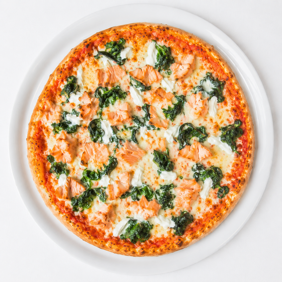Pizza Salmone Spinaci