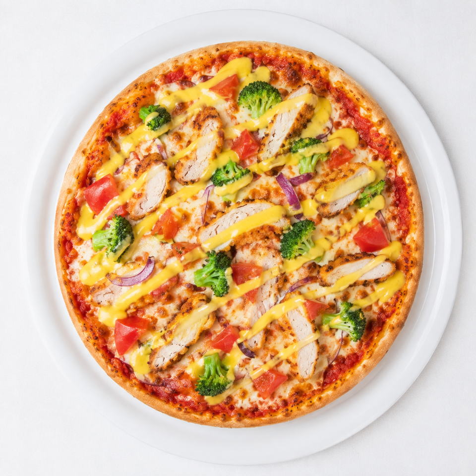 Deluxe Schnitzel Pizza