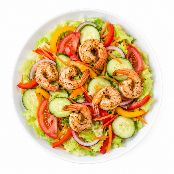 Salat Scampi