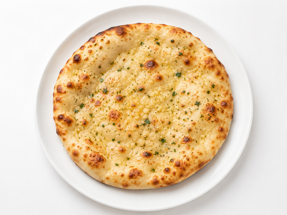 Knoblauch Naan Brot
