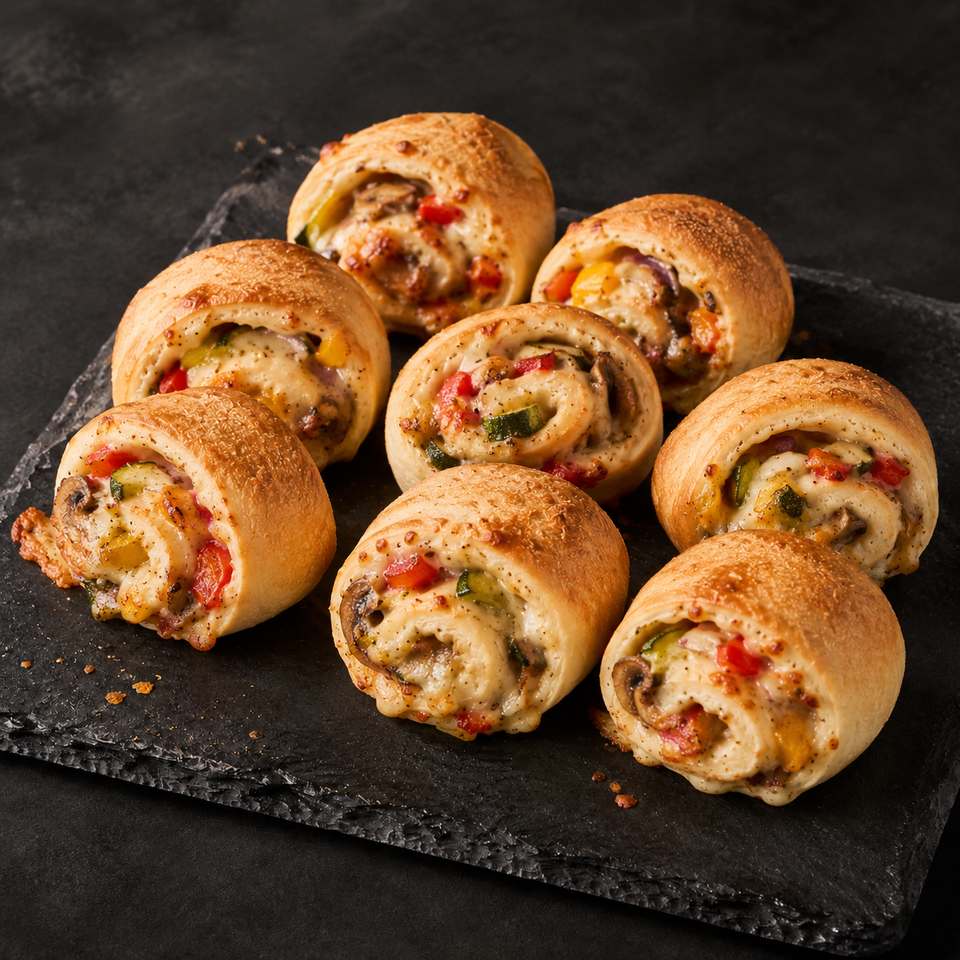 Pizzabrötchen Gemüse