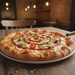 Sweet Chillie Veggie Pizza